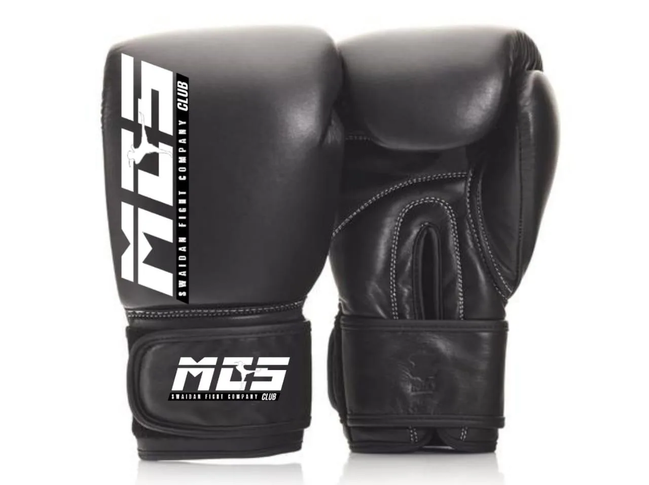 Black MCS branded boxing gloves